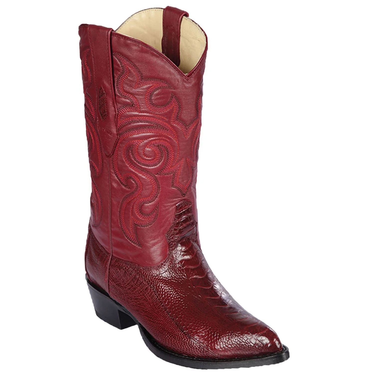Men's Los Altos Ostrich Leg J-Toe Boots - A - Image 3