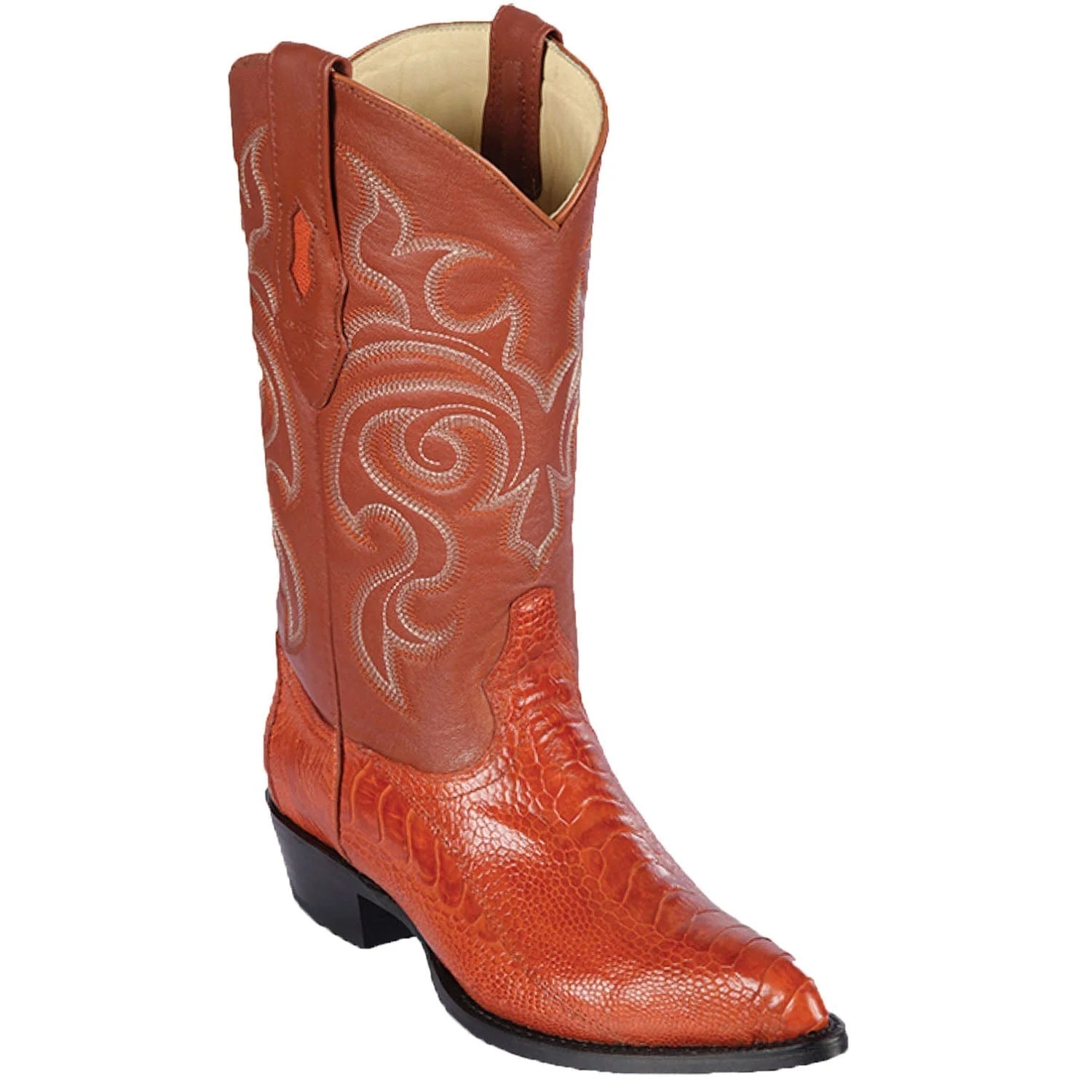 Men's Los Altos Ostrich Leg J-Toe Boots - A - Image 5