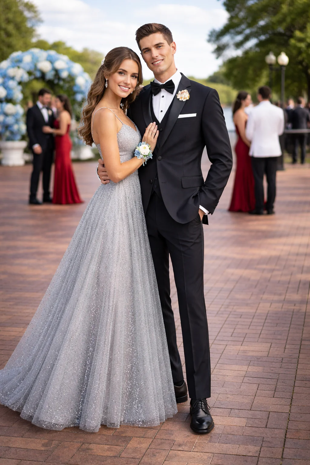 Mens Tiglio Black Tuxedo – Classic Formal Dinner Suit for Wedding, Prom and Black Tie Events - Image 3