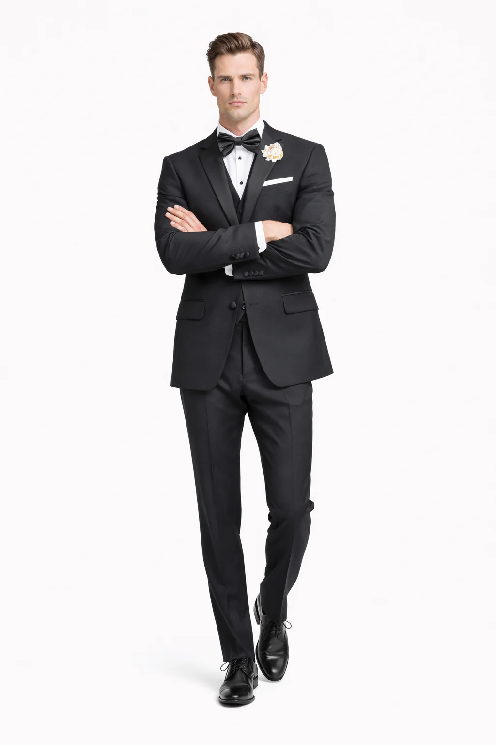 Mens Tiglio Black Tuxedo – Classic Formal Dinner Suit for Wedding, Prom and Black Tie Events - Image 4