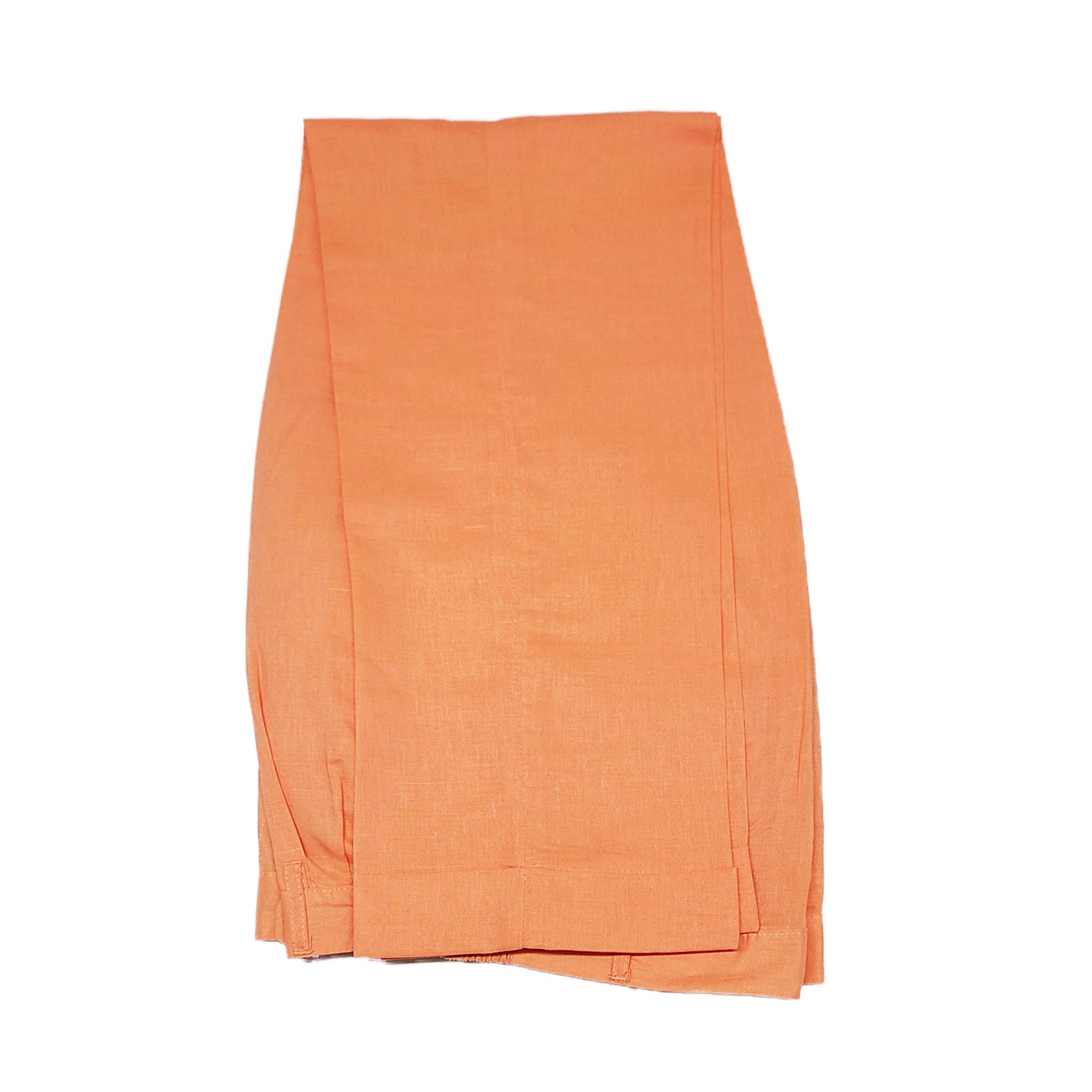 Mens Melon Linen Shirt and Pants Casual Outfit Set - Image 5