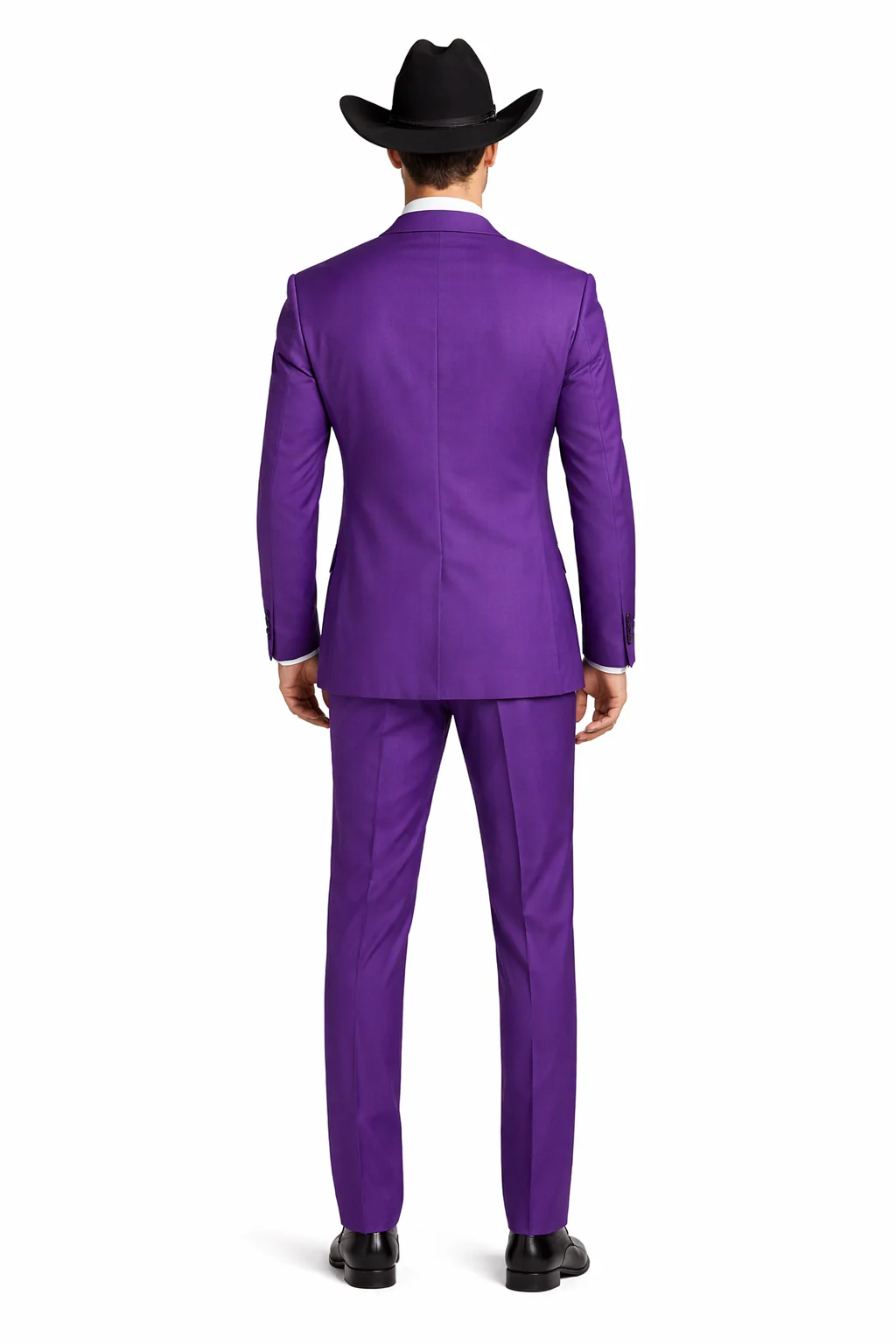 Men's Multi-Stage Party Cheap Priced Business Suits Clearance Sale Collection Purple Slim Fitted Suit - Image 2