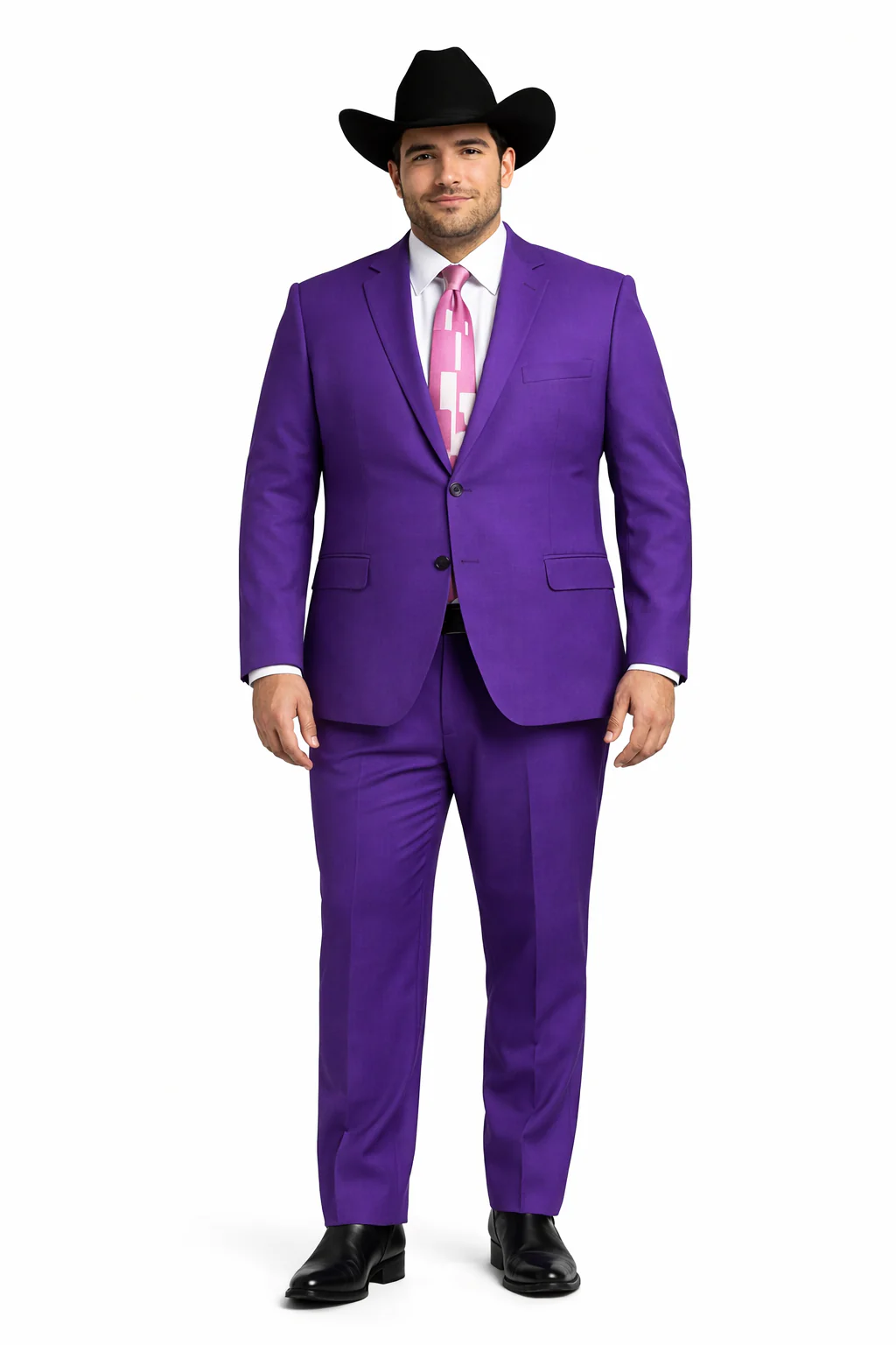 Men's Multi-Stage Party Cheap Priced Business Suits Clearance Sale Collection Purple Slim Fitted Suit - Image 7