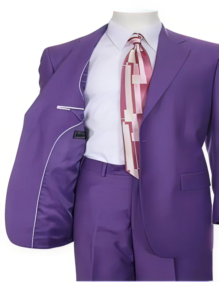 Men's Multi-Stage Party Cheap Priced Business Suits Clearance Sale Collection Purple Slim Fitted Suit - Image 9