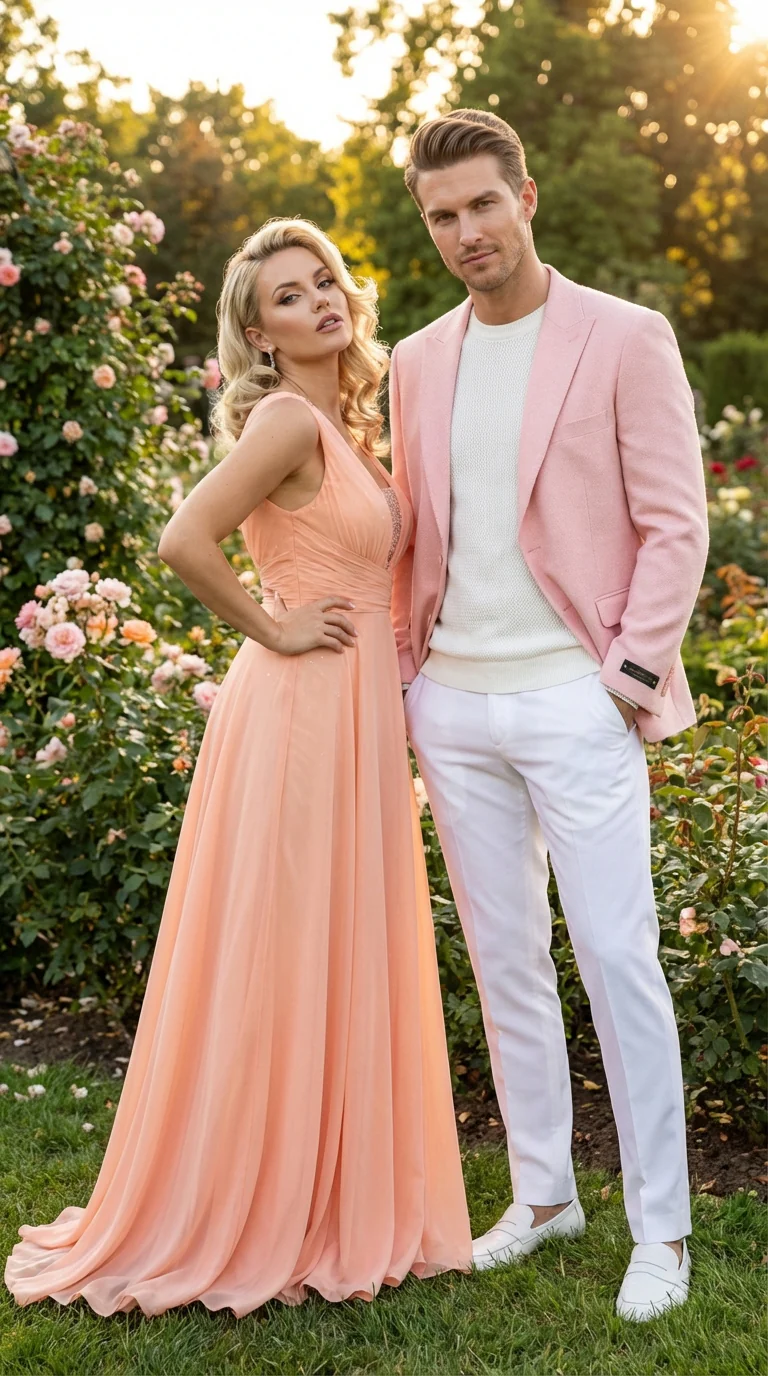 Mens Peach Pink Blazer Jacket – Modern Formal Sport Coat for Wedding, Party and Business Wear - Summer Jacket - Image 10