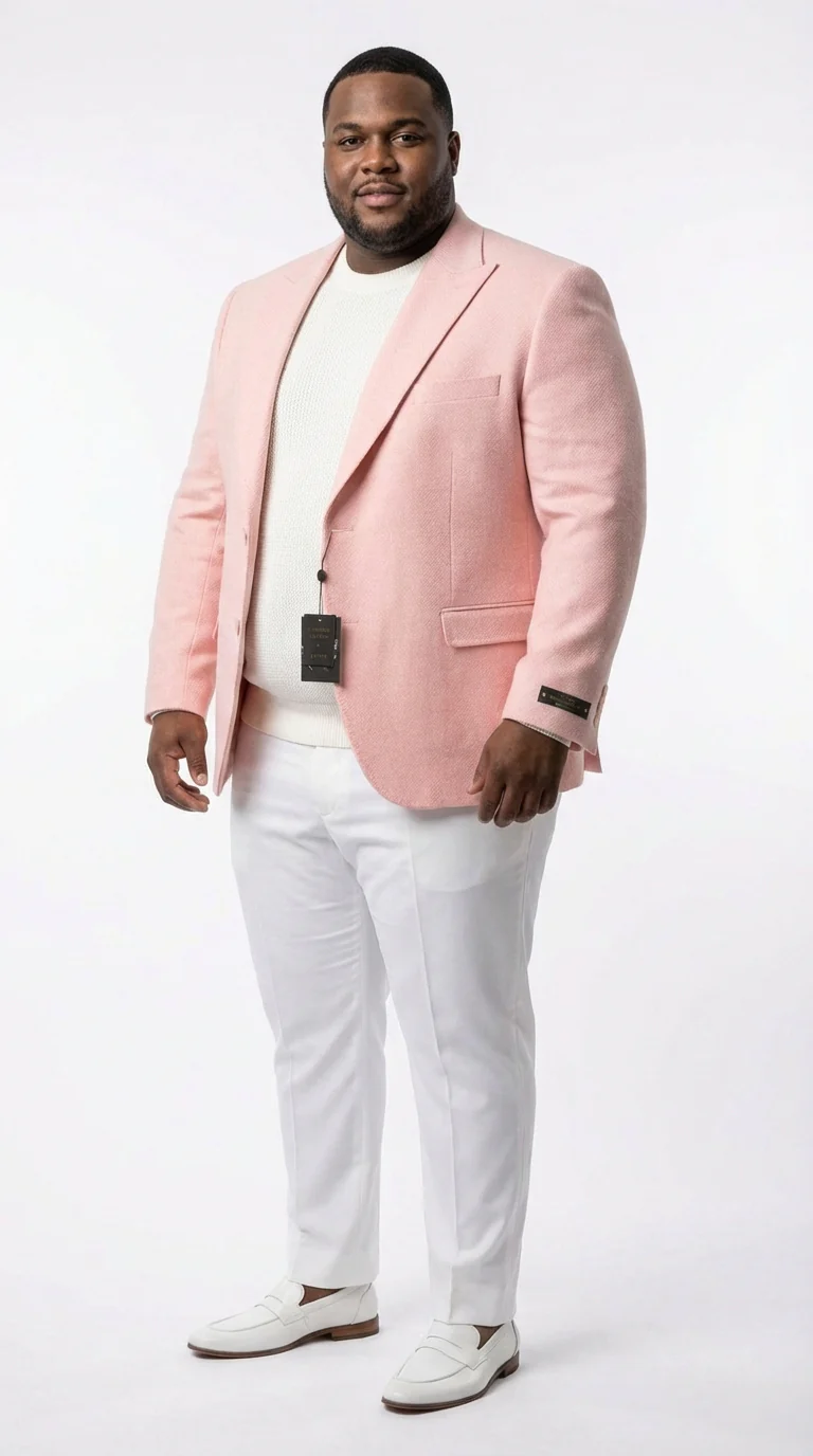Mens Peach Pink Blazer Jacket – Modern Formal Sport Coat for Wedding, Party and Business Wear - Summer Jacket - Image 11