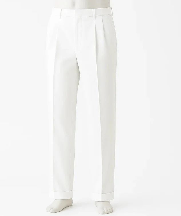 Mens Pleated Pants - Classic Style - Image 8