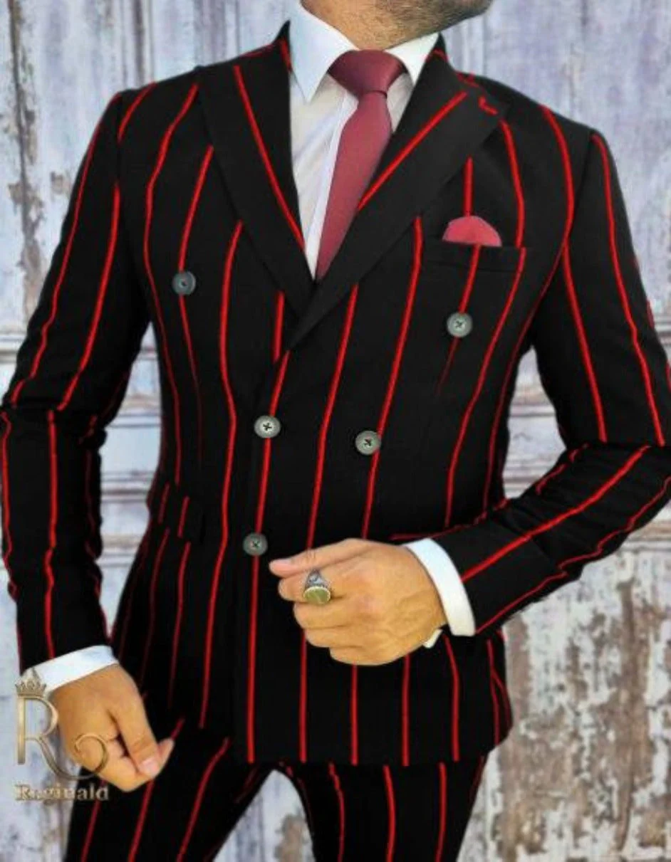 Mens Prom Suit - Prom Outfit - Prom Gangster Tuxedo - Image 2