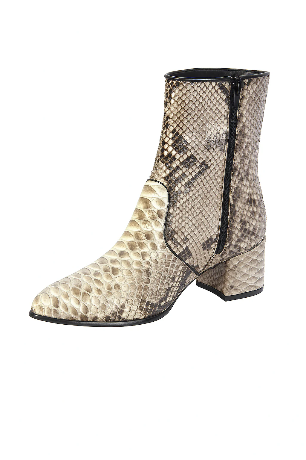 Mens Python Snakeskin Ankle Boots - Image 2