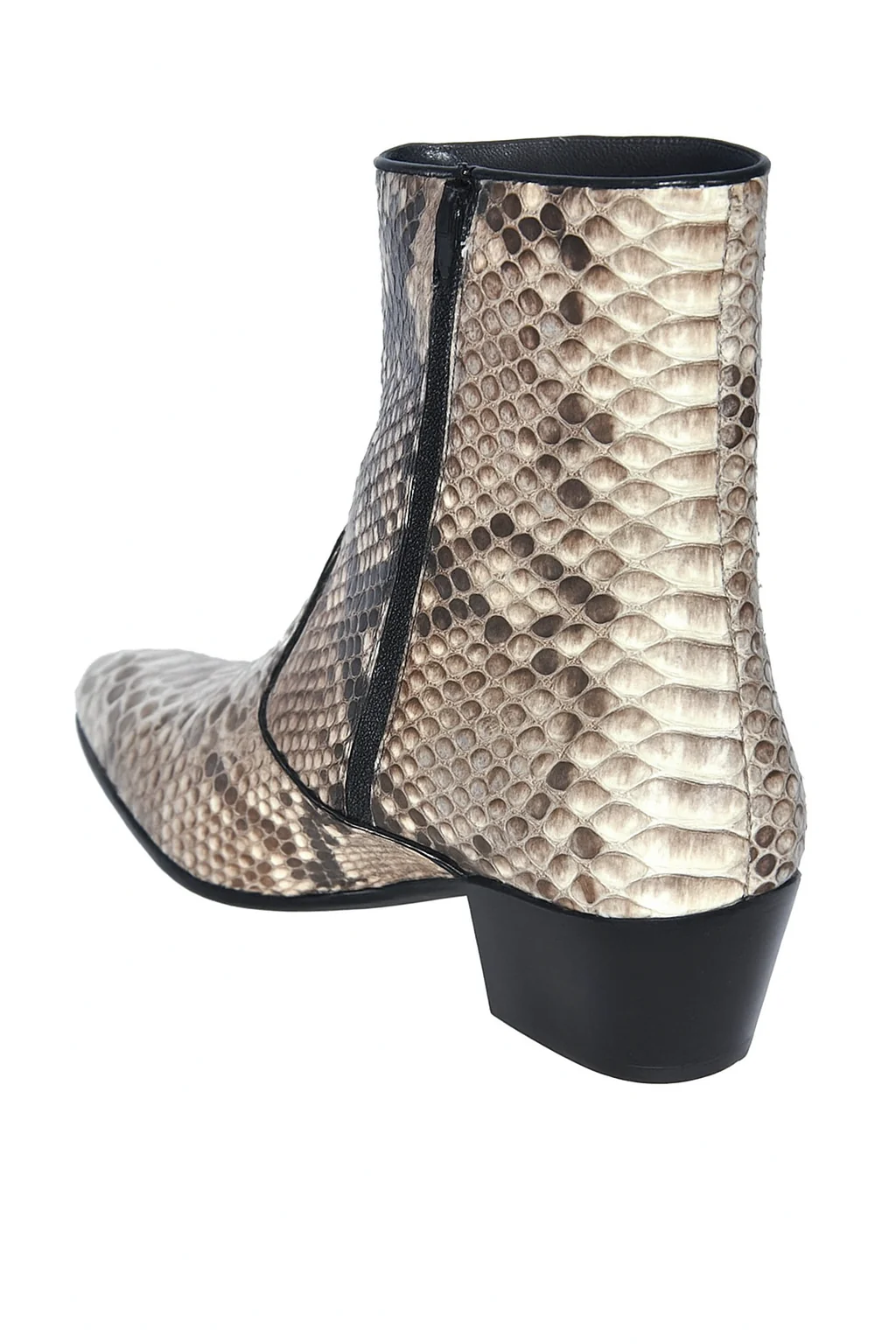 Mens Python Snakeskin Ankle Boots - Image 6