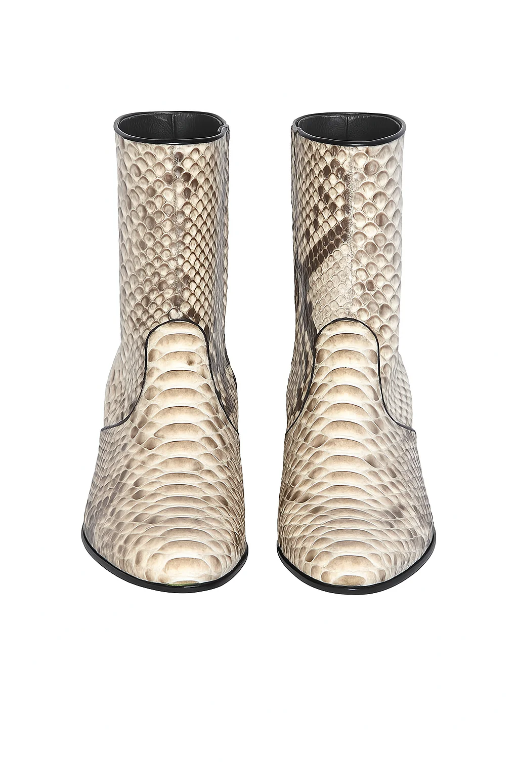 Mens Python Snakeskin Ankle Boots - Image 7