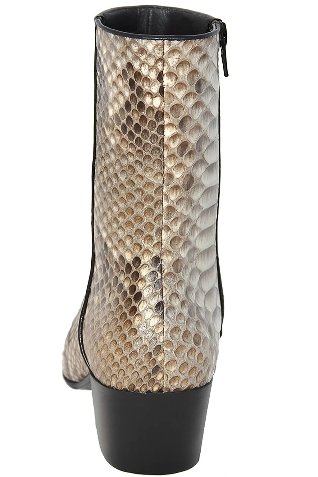 Mens Python Snakeskin Ankle Boots - Image 8