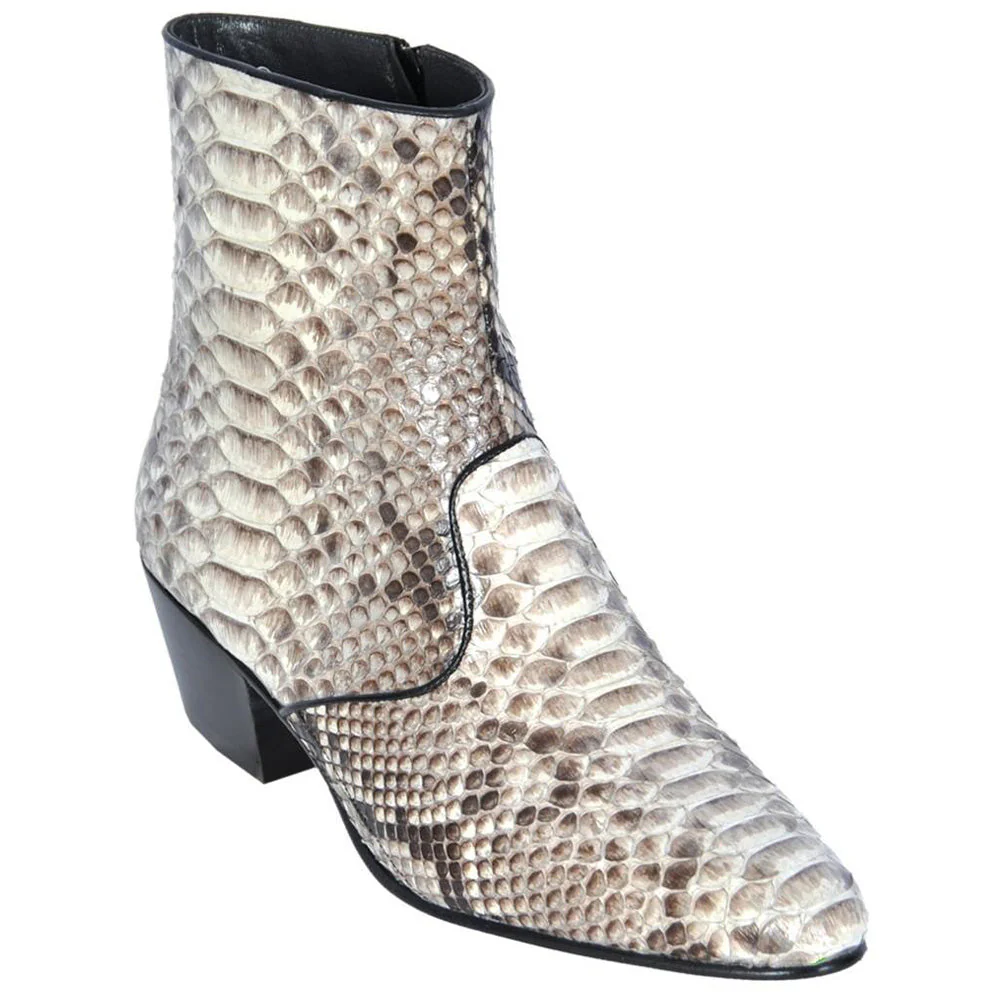 Mens Python Snakeskin Ankle Boots - Image 9