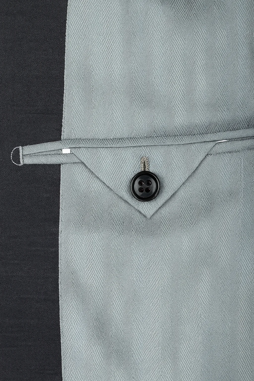 Mens Slate Gray Porto Suit – Slim Fit Superfine Wool by Ermenegildo Zegna - Image 4