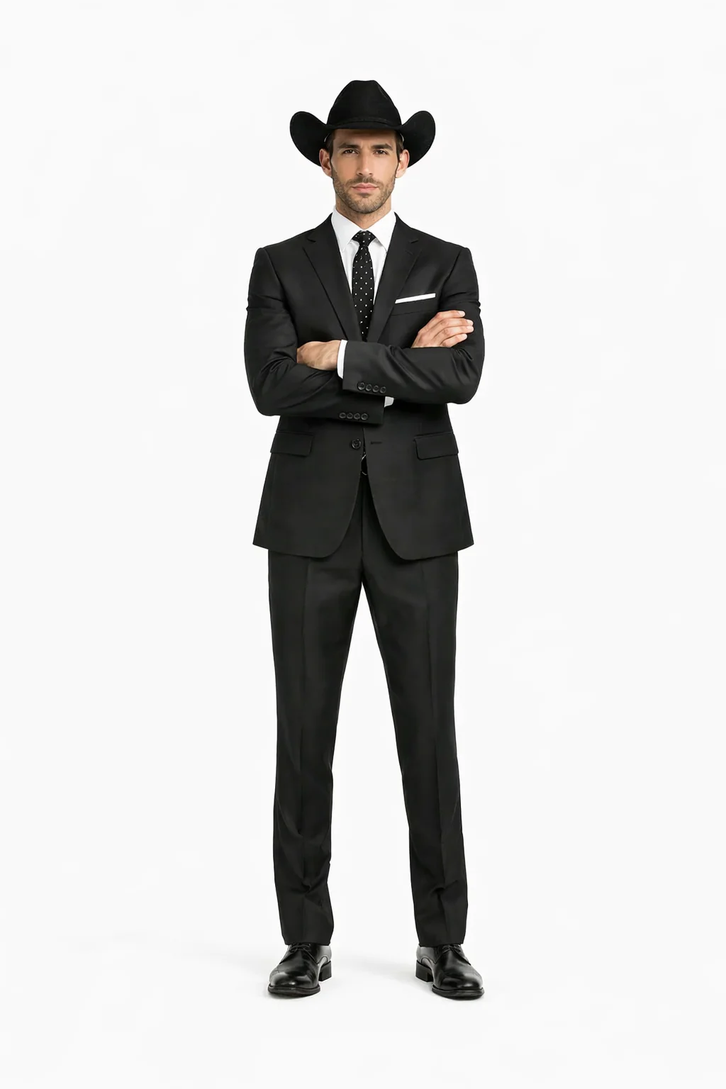 Men's Slim Fit Trimmed Two Tone Blazer/affordable suits online sale/Tuxedo - Black - Image 5
