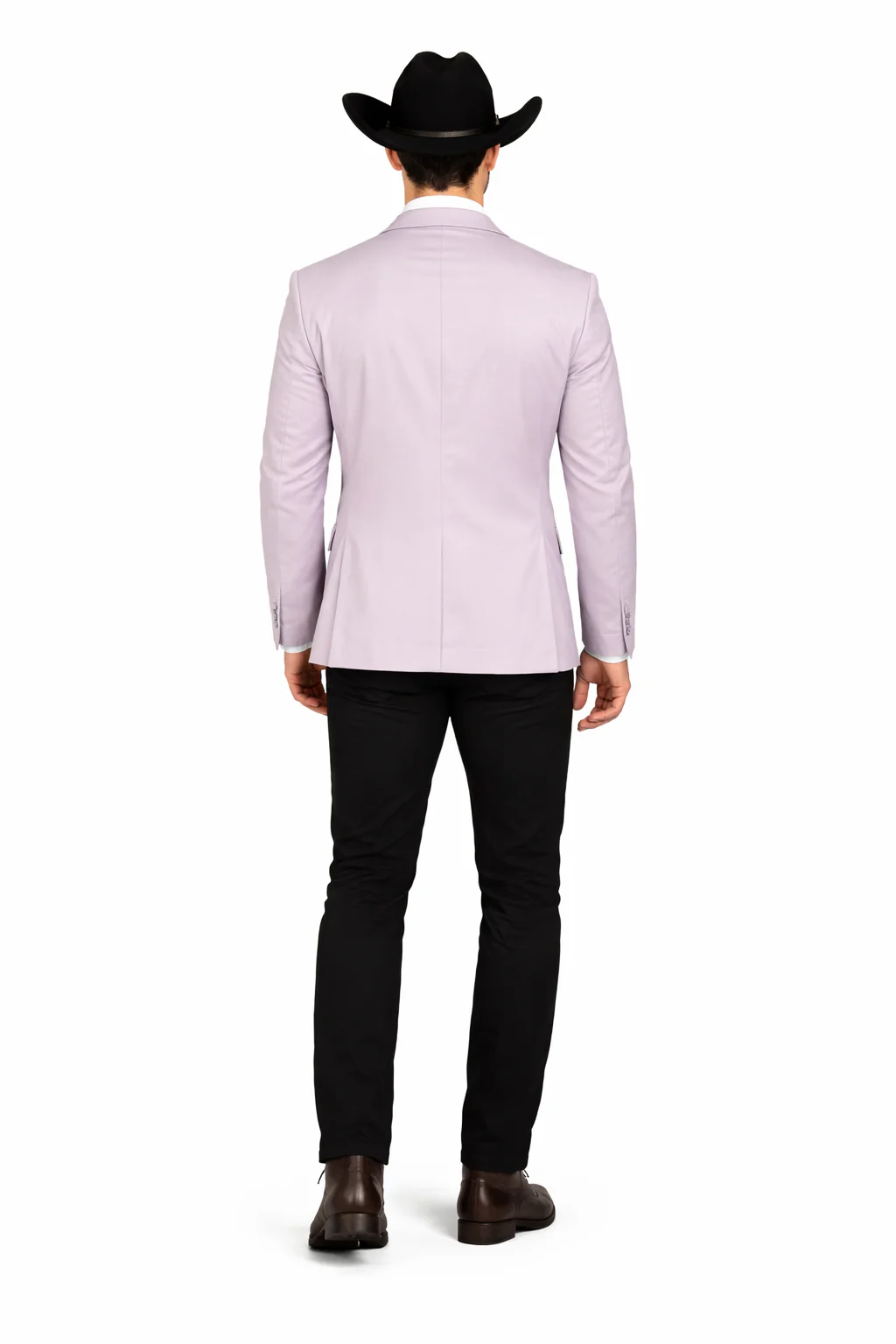 Men's Slim Fit Western Blazer Sportcoat Silver Sacos Vaqueros Para Hombre - Image 2