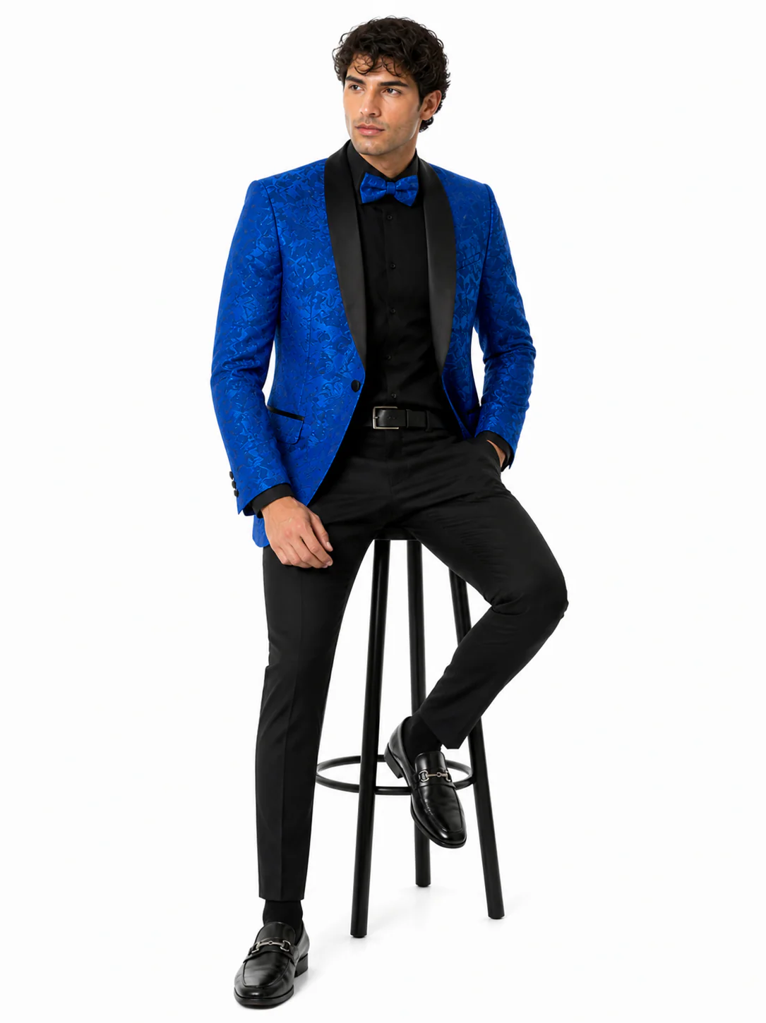 Mens Suit Royal Blue - Image 4