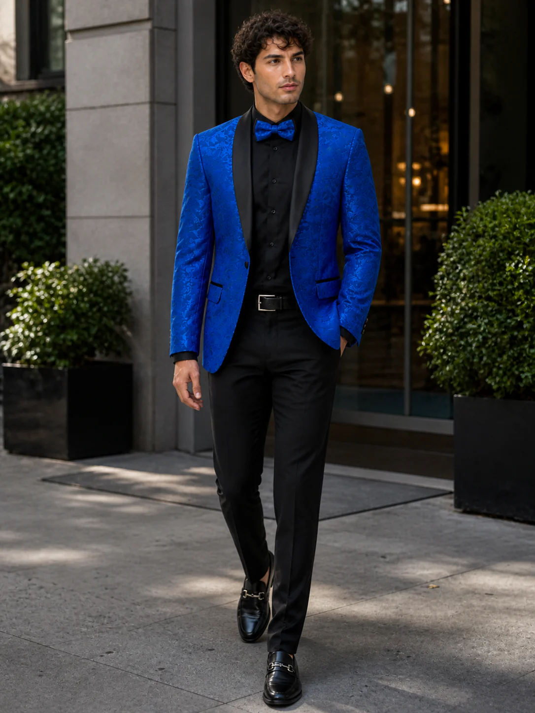 Mens Suit Royal Blue - Image 5