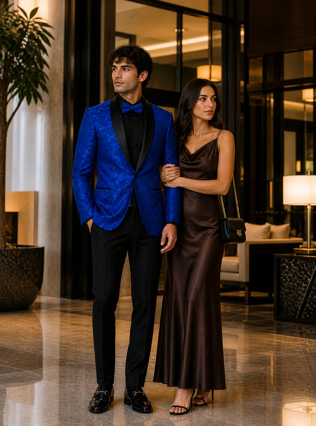 Mens Suit Royal Blue - Image 7