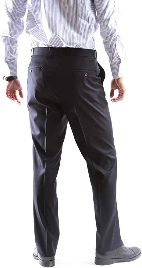 Caravelli Super 150's Navy Slim Fit Suit - Poly/Viscose Wool Feel - Image 4