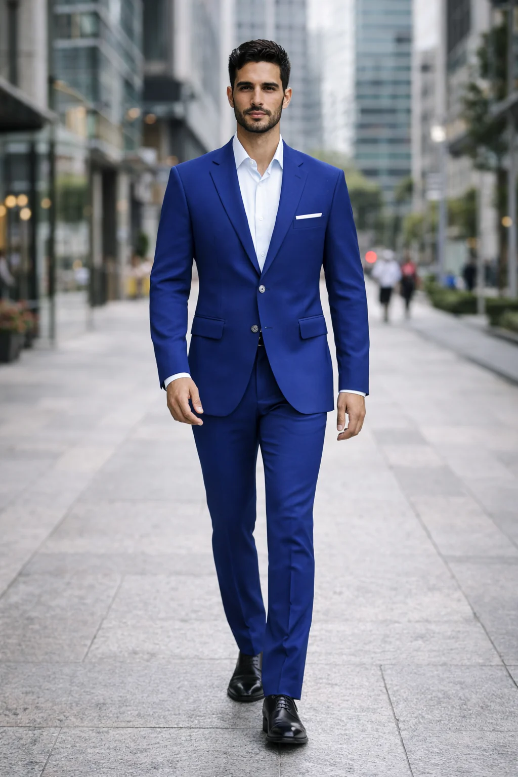 Men's Two Button Cheap Priced Designer Fashion Dress Casual Blazer On Sale Blazer Royal - Image 5