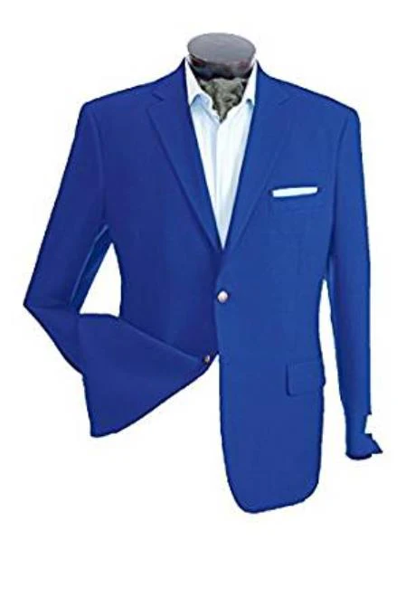 Men's Two Button Cheap Priced Designer Fashion Dress Casual Blazer On Sale Blazer Royal - Image 8