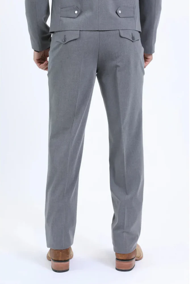 Men's Western Sport Suit - Grey - Traje Para Hombre - Image 3