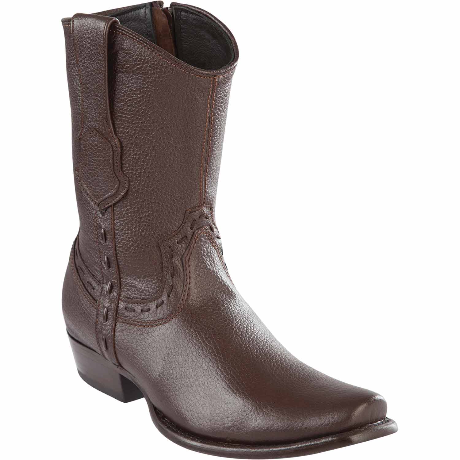 Men's Wild West Elk Skin Dubai Toe Short Boots 279B51 - Image 2