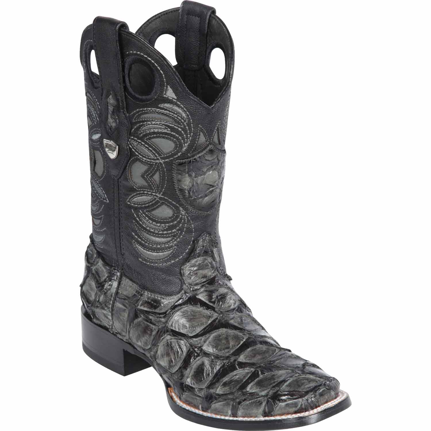 Men's Wild West Monster Fish Ranch Toe Boots 282410 - Image 5