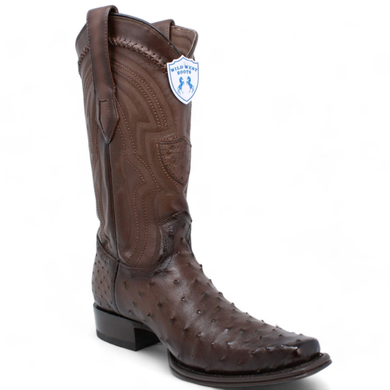 Men's Wild West Full Quill Ostrich European Toe Boots 277L03 - Image 10