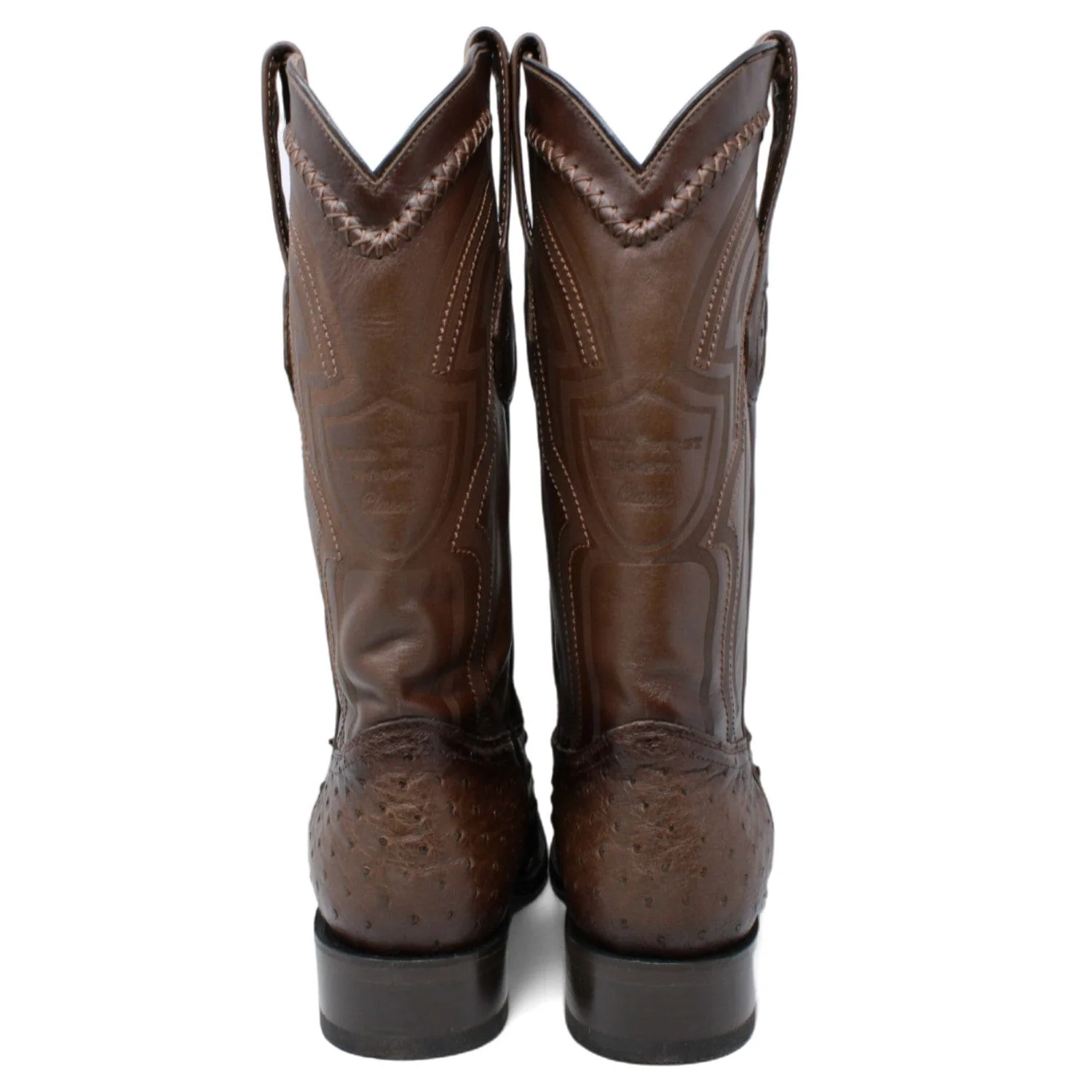 Men's Wild West Full Quill Ostrich European Toe Boots 277L03 - Image 11
