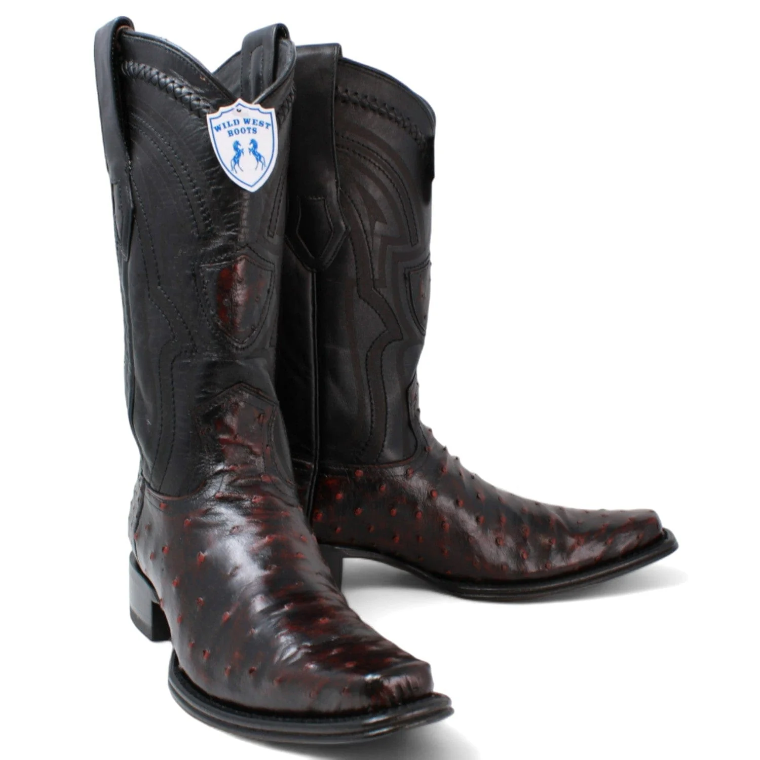 Men's Wild West Full Quill Ostrich European Toe Boots 277L03 - Image 12