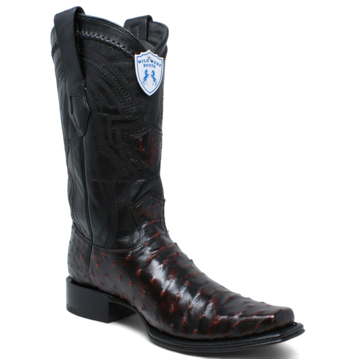 Men's Wild West Full Quill Ostrich European Toe Boots 277L03 - Image 16