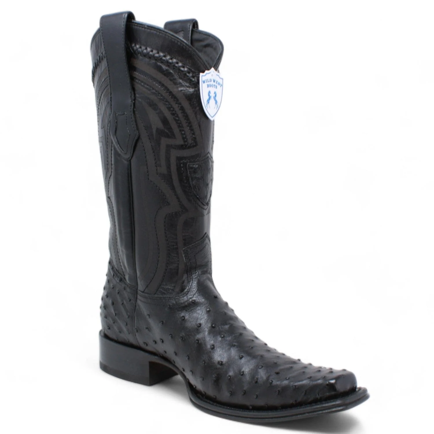 Men's Wild West Full Quill Ostrich European Toe Boots 277L03 - Image 2