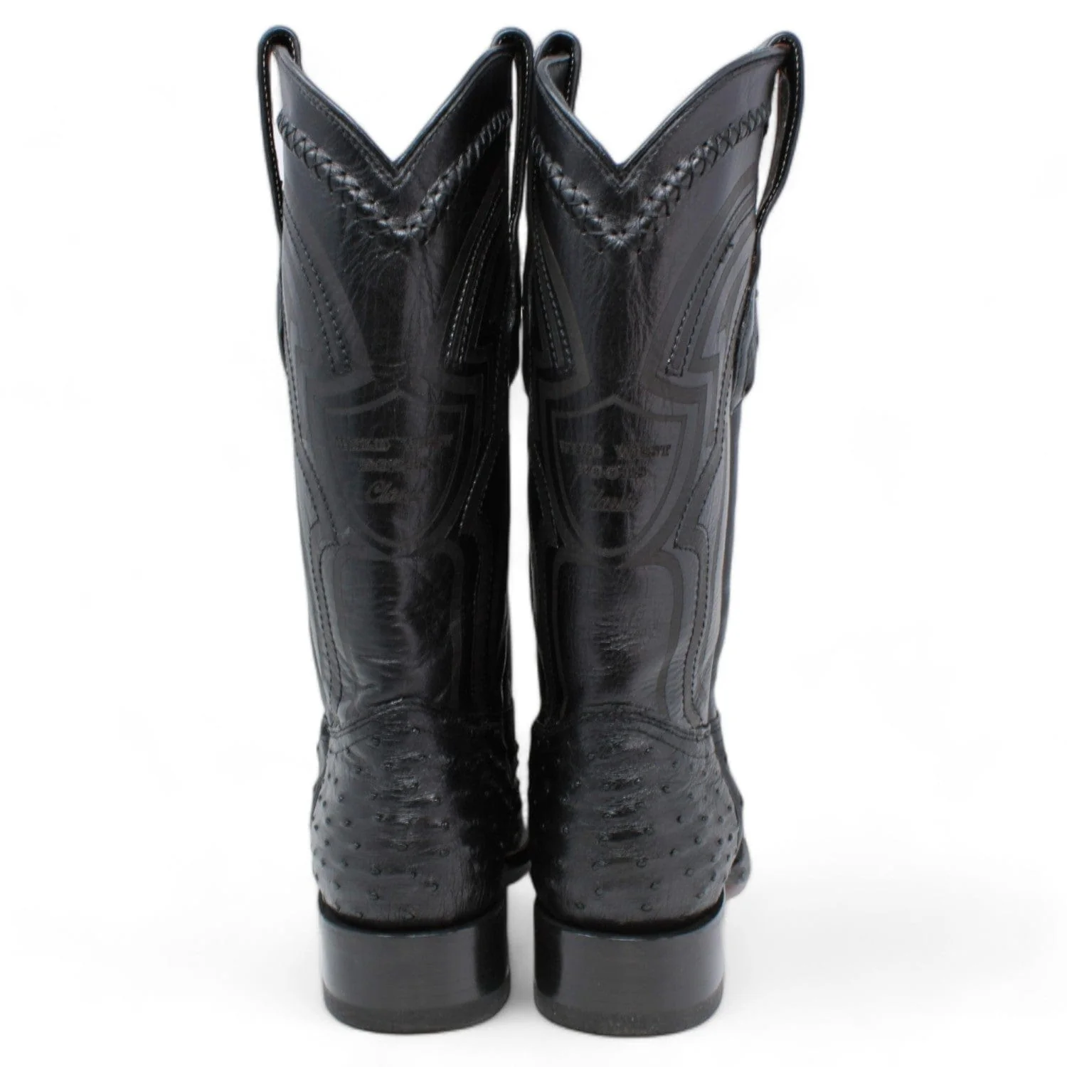 Men's Wild West Full Quill Ostrich European Toe Boots 277L03 - Image 4
