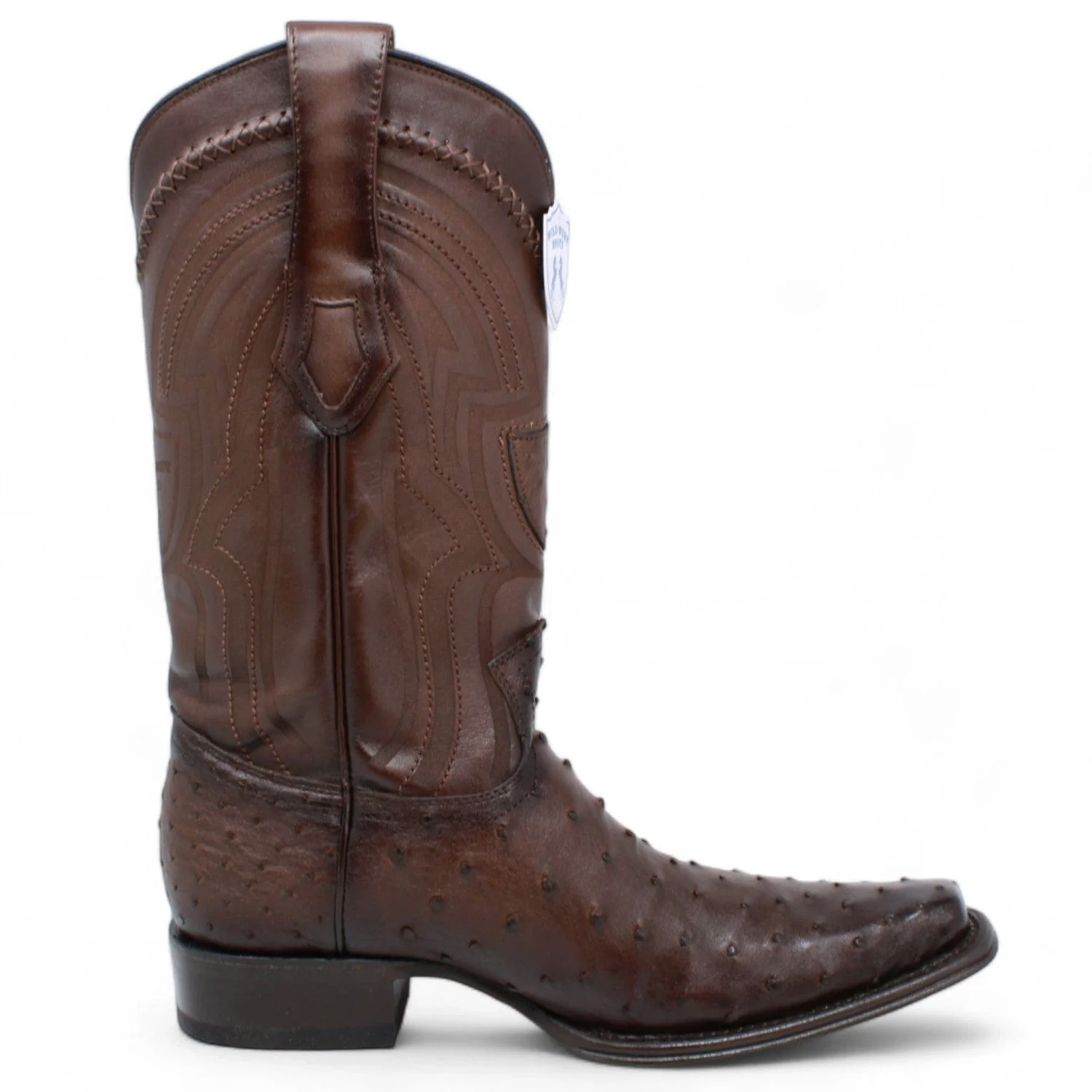 Men's Wild West Full Quill Ostrich European Toe Boots 277L03 - Image 8