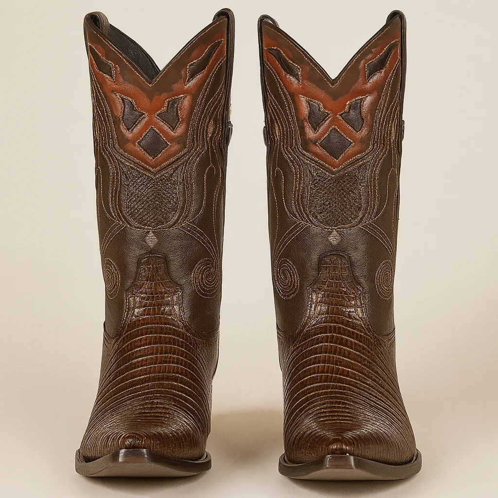 Men's Wild West Teju Lizard Skin 3X Toe Boots 29507 - Image 30