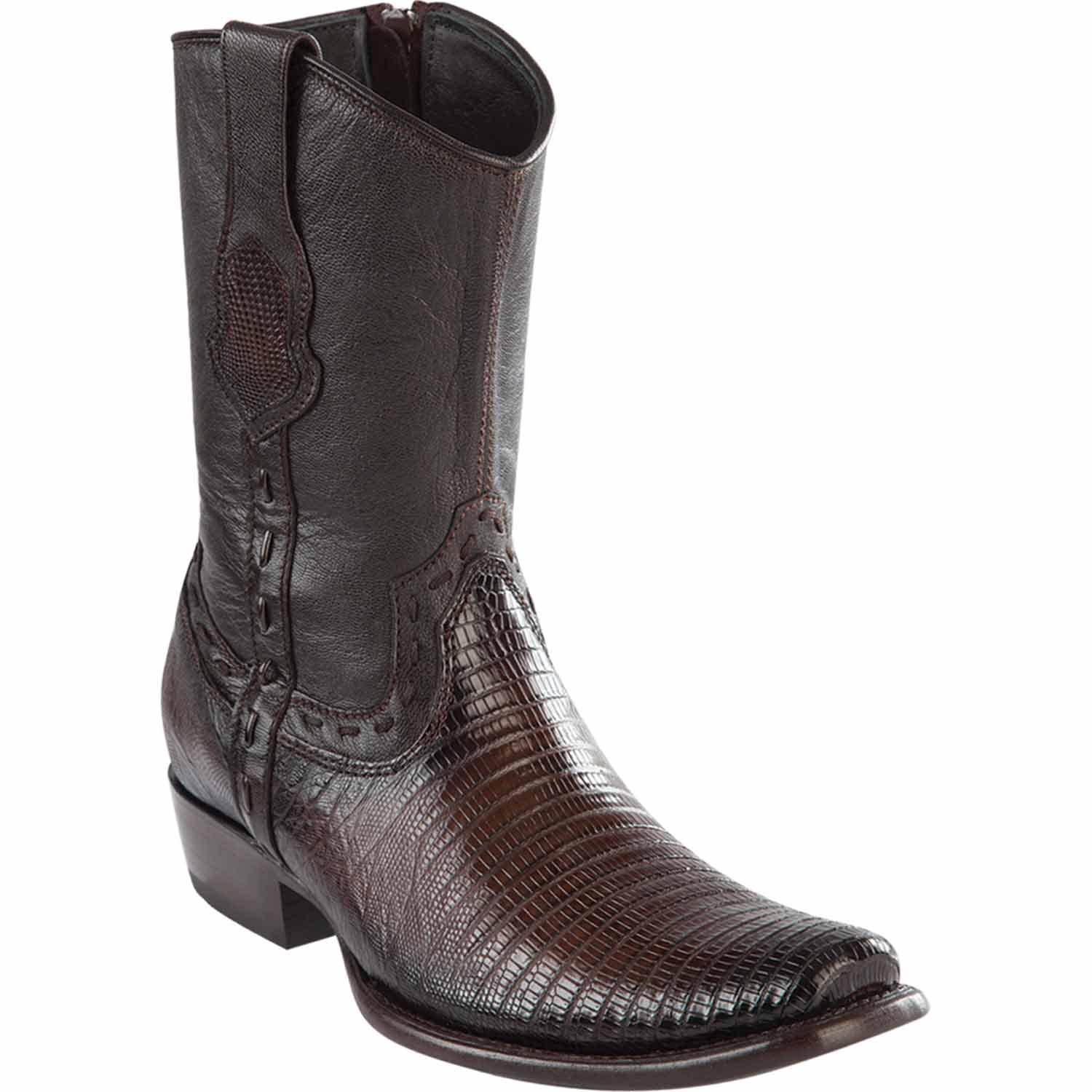 Men's Wild West Teju Lizard Skin Dubai Toe Short Boots 279B07 - Image 2