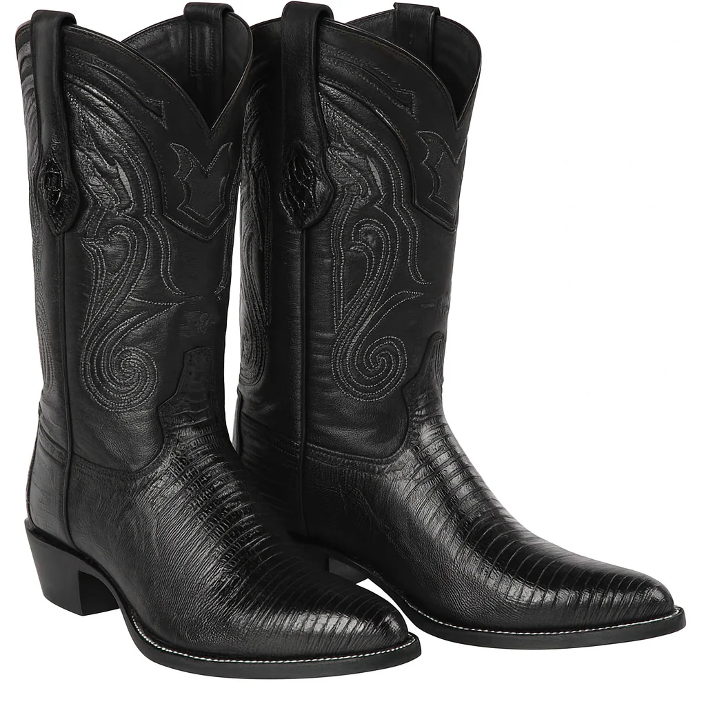 Men's Wild West Teju Lizard Skin J Toe Boots 29907 - Image 8
