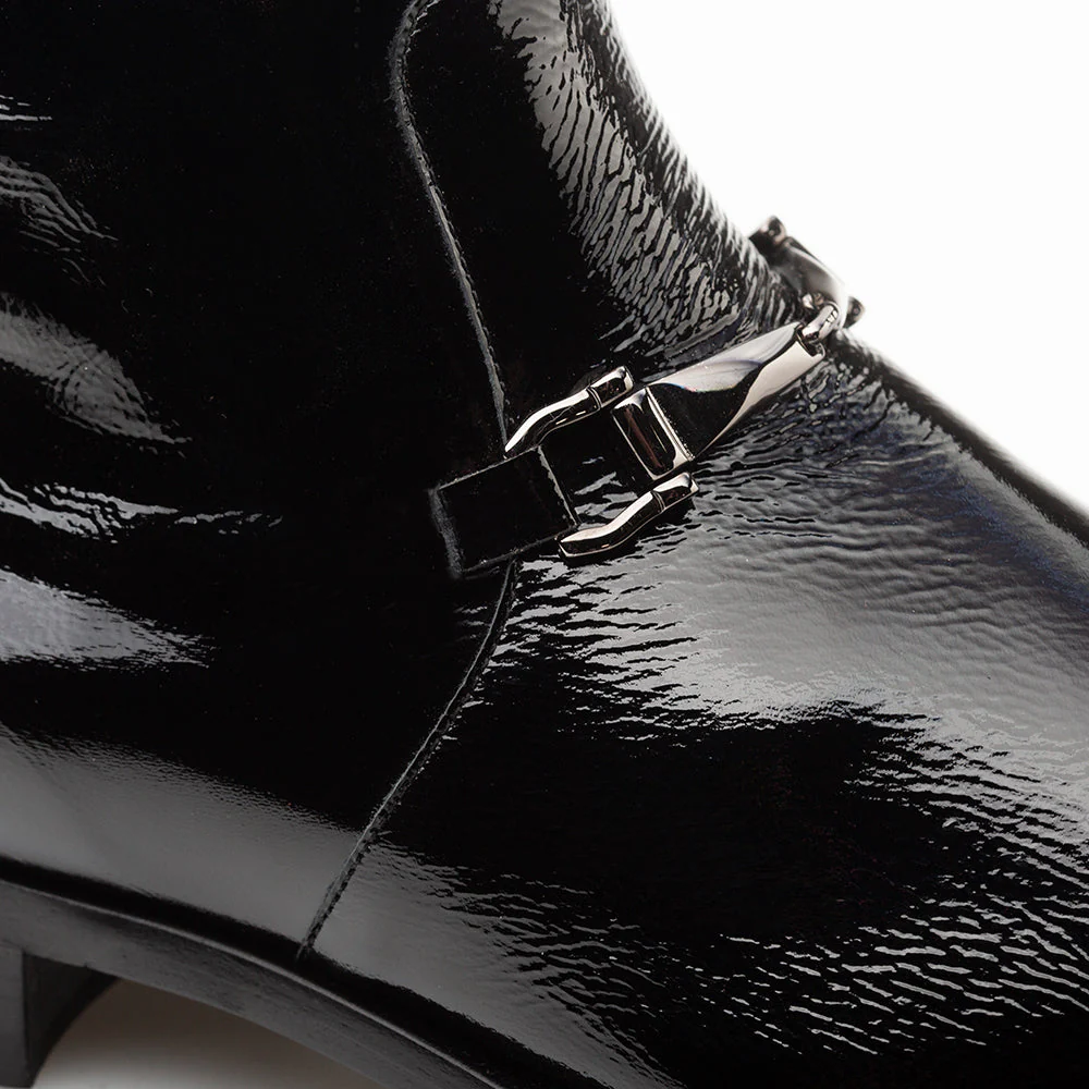 Mezlan Buscemi Hi-Shine Ornament Boot - Image 14