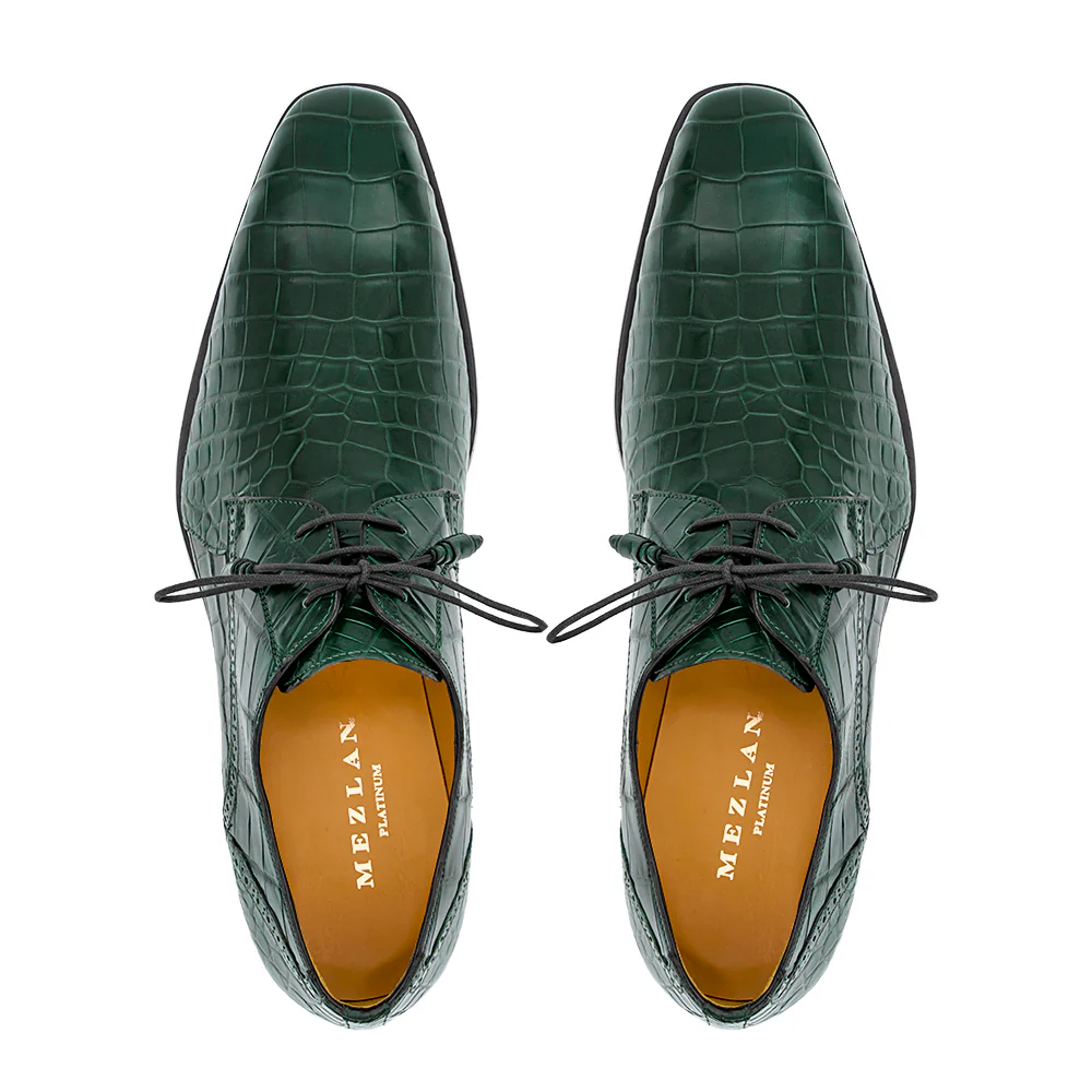 Mezlan Dandy Alligator Lace Up - Image 4