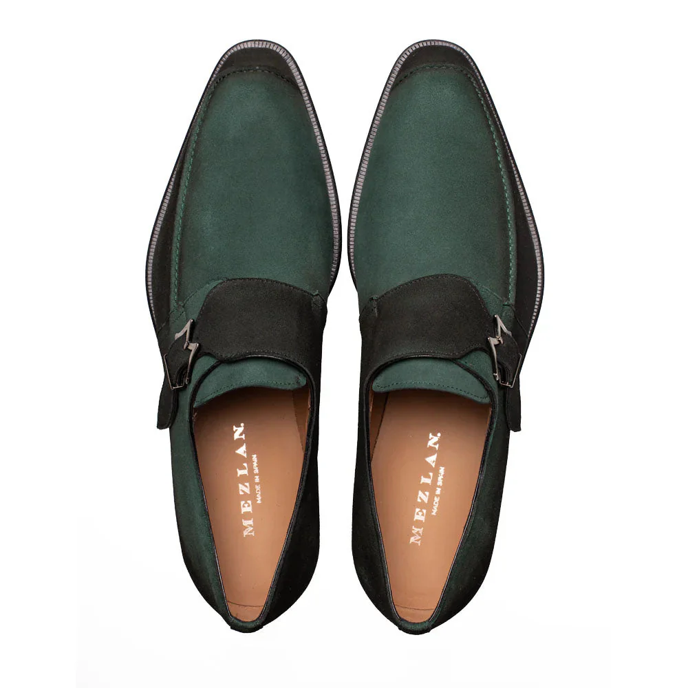 Mezlan Diesel Suede Monk Strap - Image 5