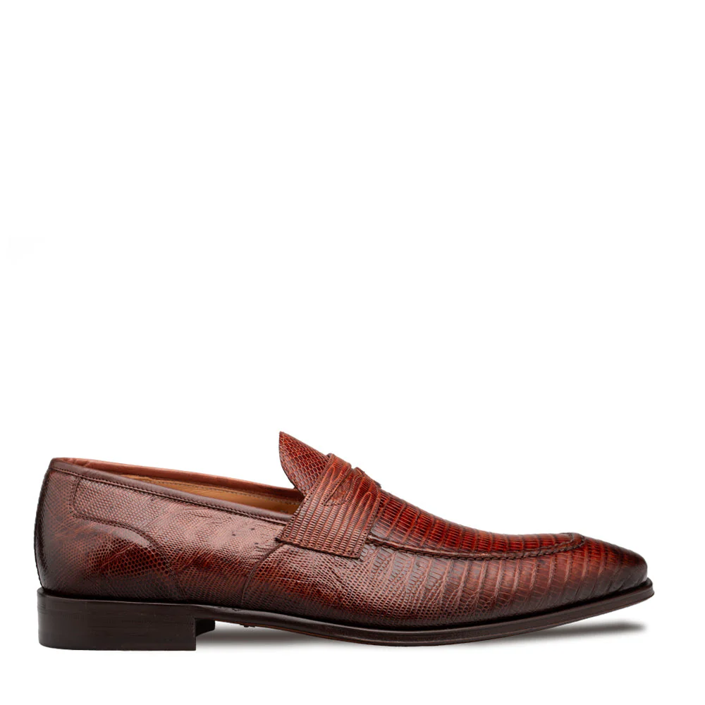 Mezlan Mayor Lizard Penny Loafer