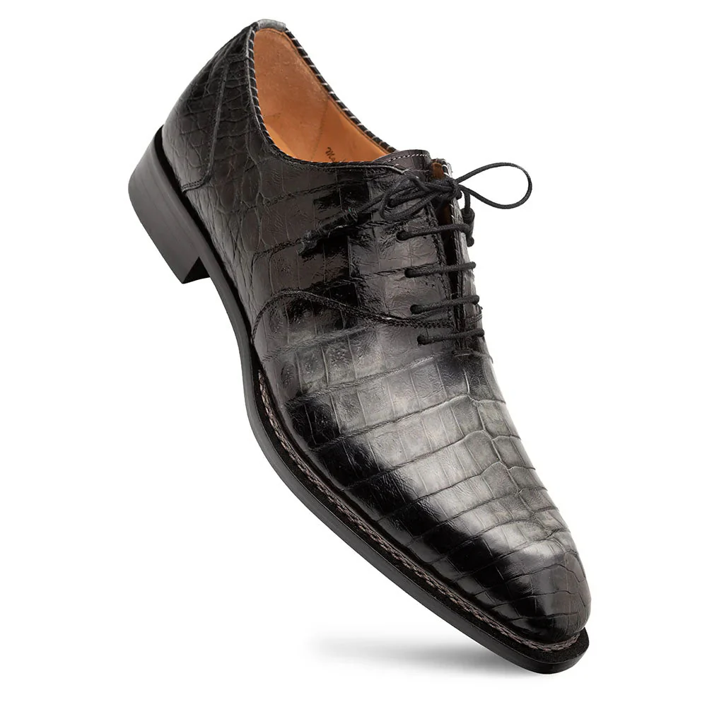 Mezlan Westside Two-Tone Croc Oxford - Image 2