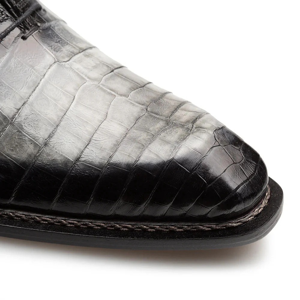 Mezlan Westside Two-Tone Croc Oxford - Image 4