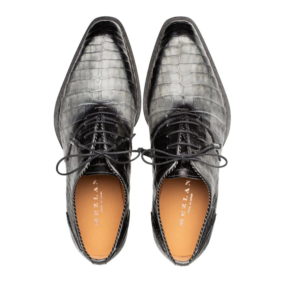 Mezlan Westside Two-Tone Croc Oxford - Image 5
