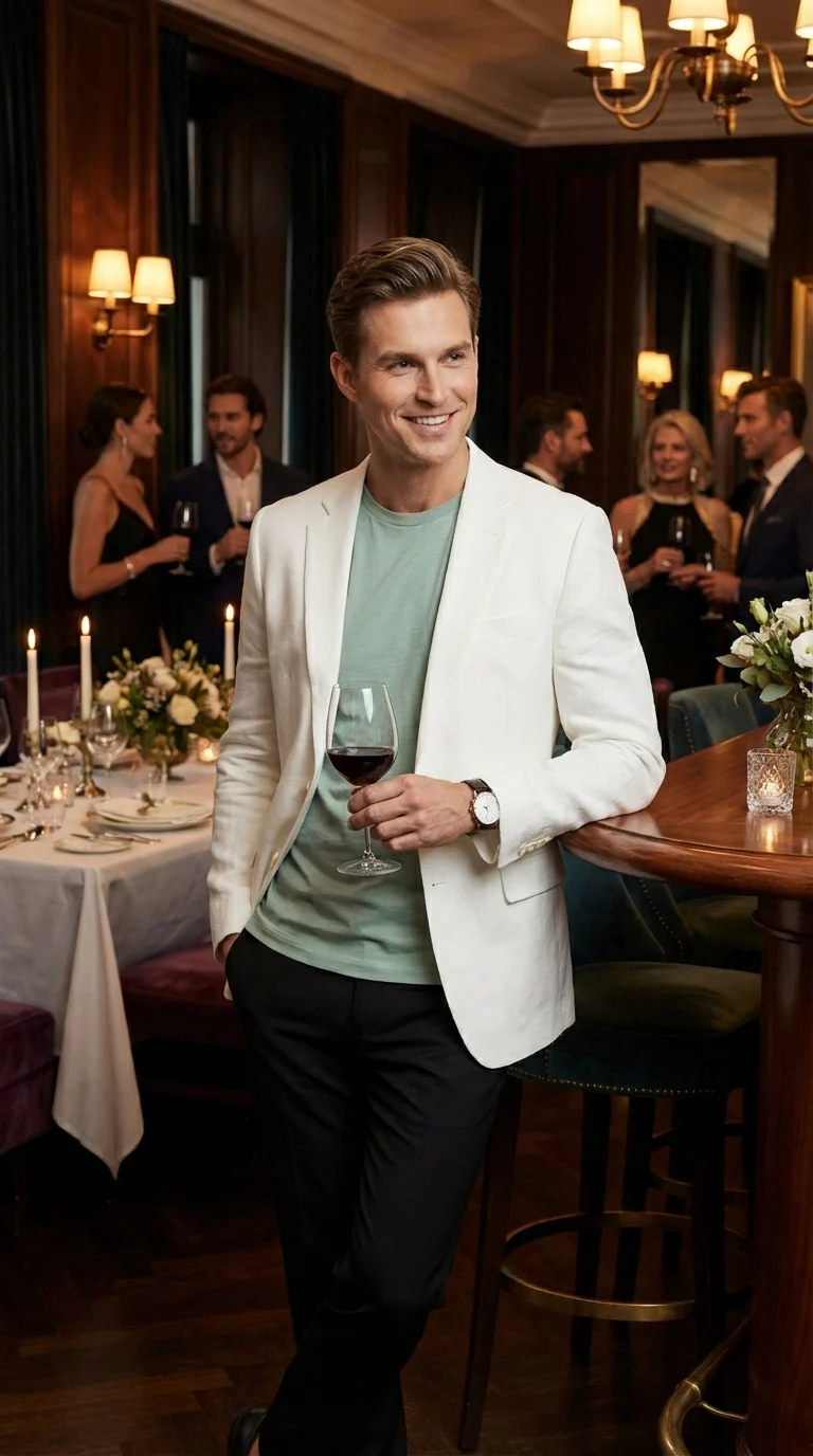 Miami Vice  Sonny Crockett Mens White Blazer – Classic Fit Formal Casual Dress Jacket for Business and Wedding Iconic Characters  Pop Culture - Image 9