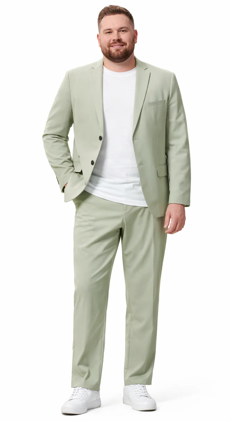 Mint Green Summer Suit - Light Green Suits - Sage Green Color - Image 5