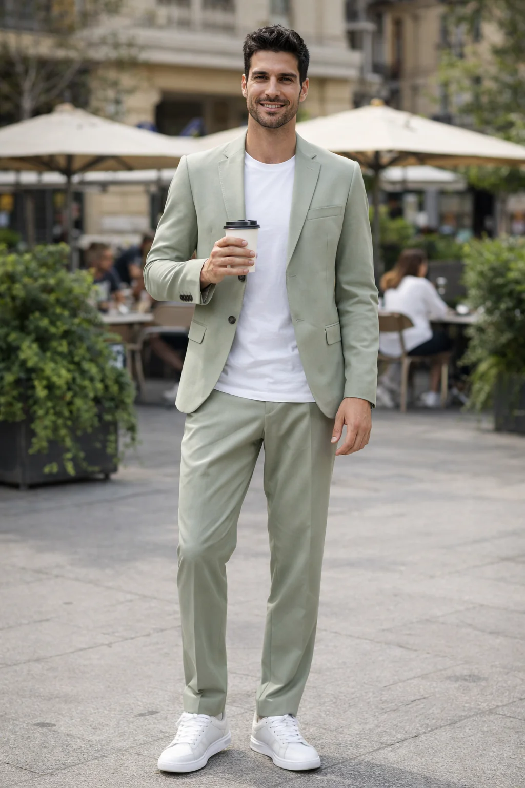 Mint Green Summer Suit - Light Green Suits - Sage Green Color - Image 6