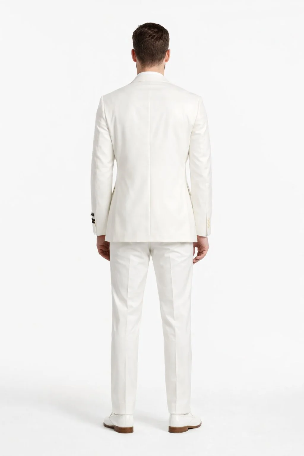 Novello Off-white, Modern Fit, Pure Wool Suit by Tiglio Luxe OFFWHITE - Image 2